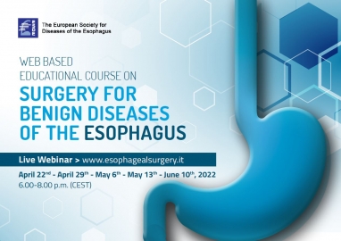 WEB BASED EDUCATIONAL COURSE ON SURGERY FOR BENIGN DISEASES OF THE ESOPHAGUS